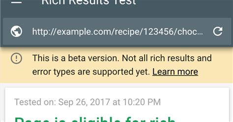 Introducing Rich Results and the Rich Results Testing .